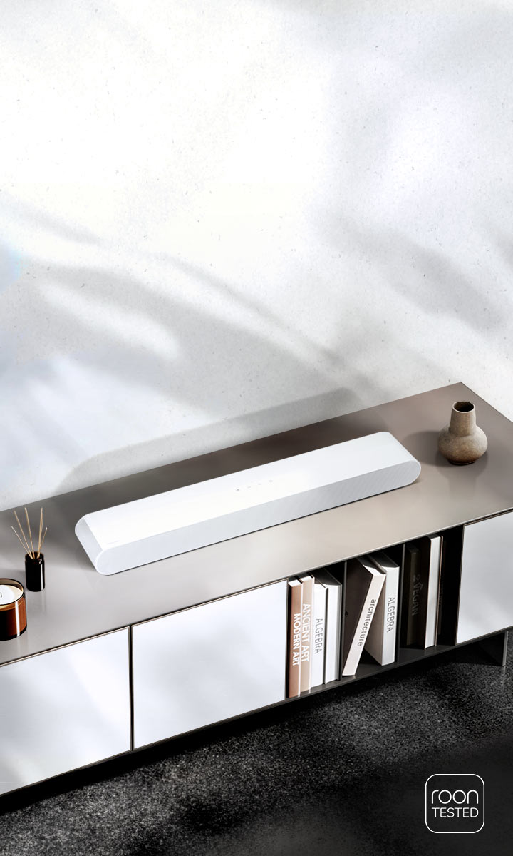 Compact design, room filling sound