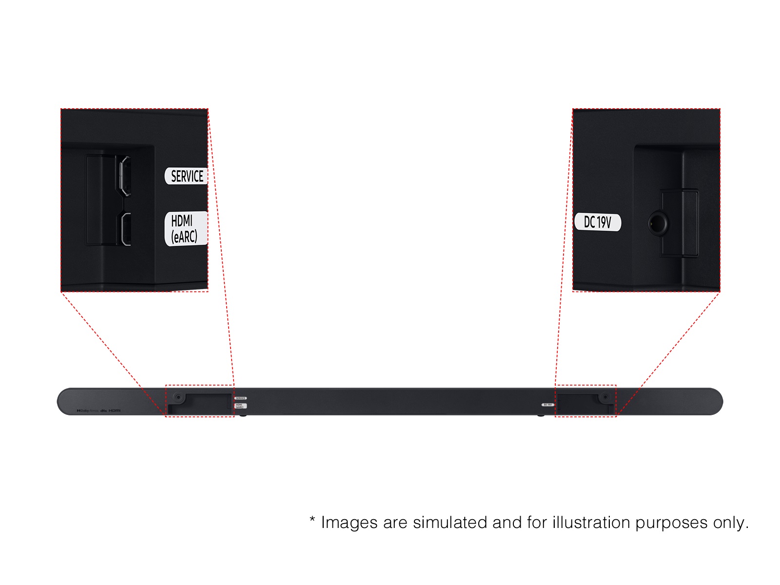 Thumbnail image of Ultra-slim 3.1ch. Wireless Dolby ATMOS Soundbar w/ Q-Symphony / HW-S700D