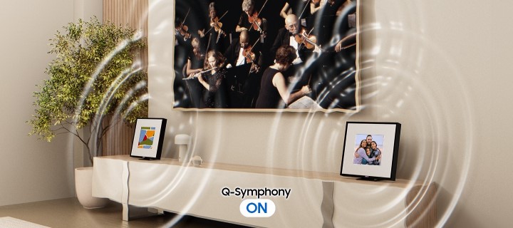 Sync your soundbar, TV and Music Frame