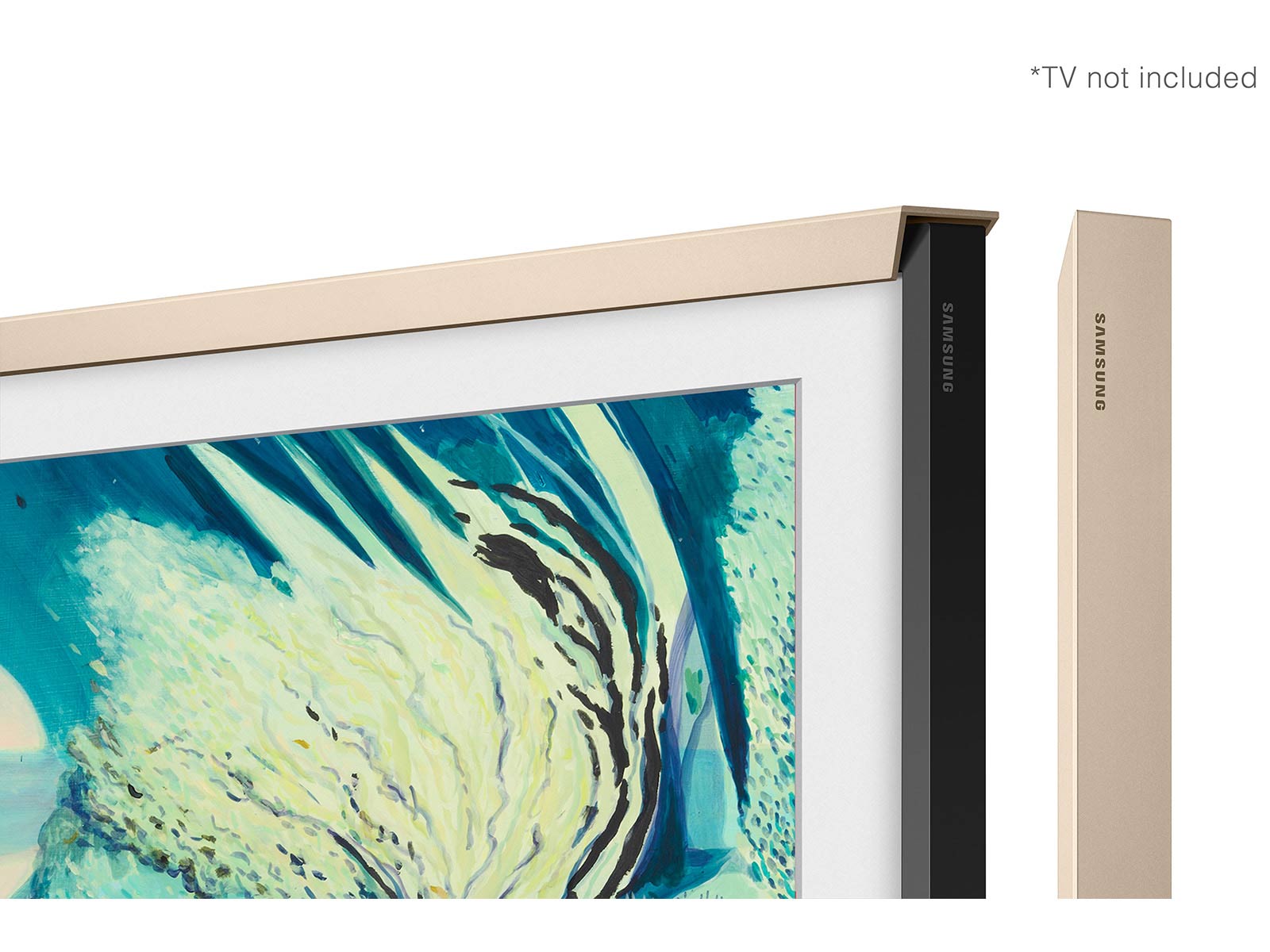 Thumbnail image of 65&quot; The Frame Customizable Bezel - Sand Gold Metal