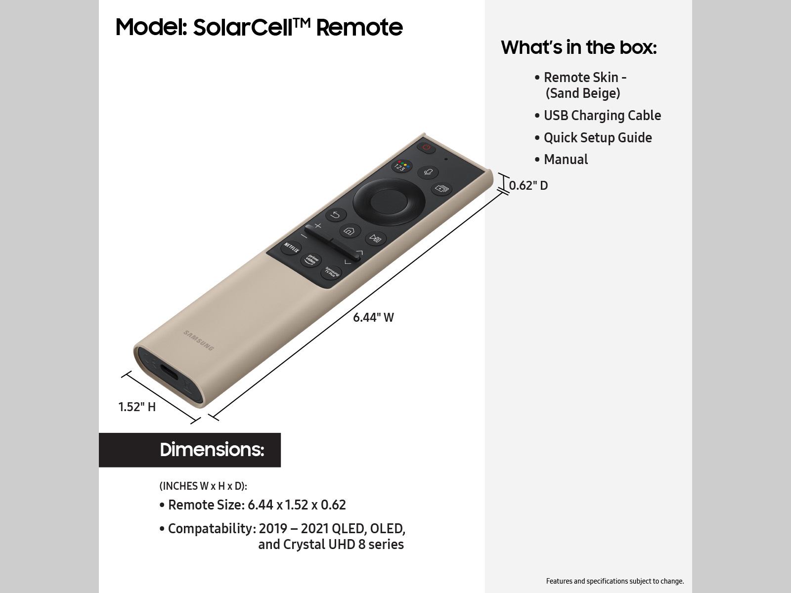 Comment charger et utiliser la télécommande Samsung SolarCell ?