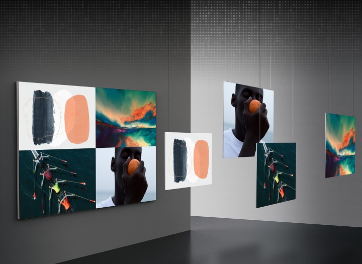 Watch four screens on one