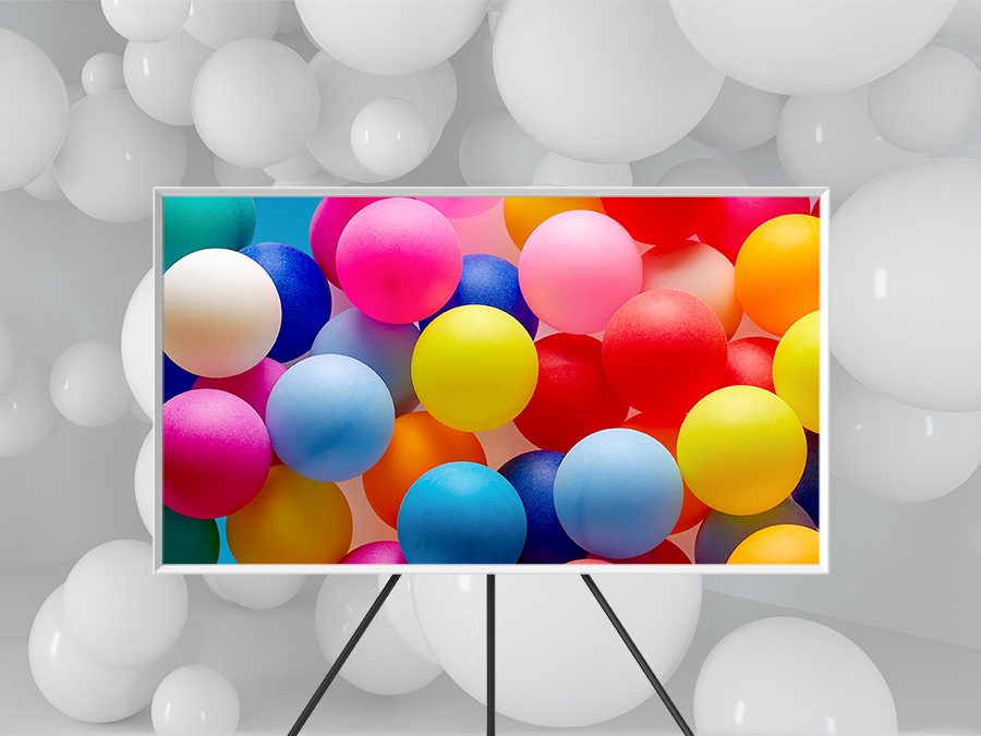 تلفزيون QLED 4K بحجم ألوان يصل إلى 100%