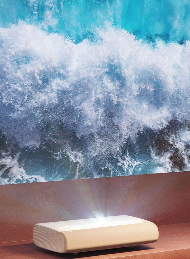 The ultimate home theater with triple laser technology