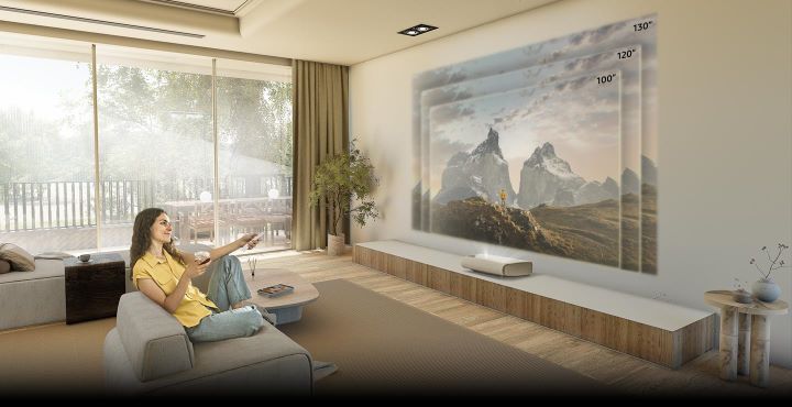 Max your view, even when close to the wall.