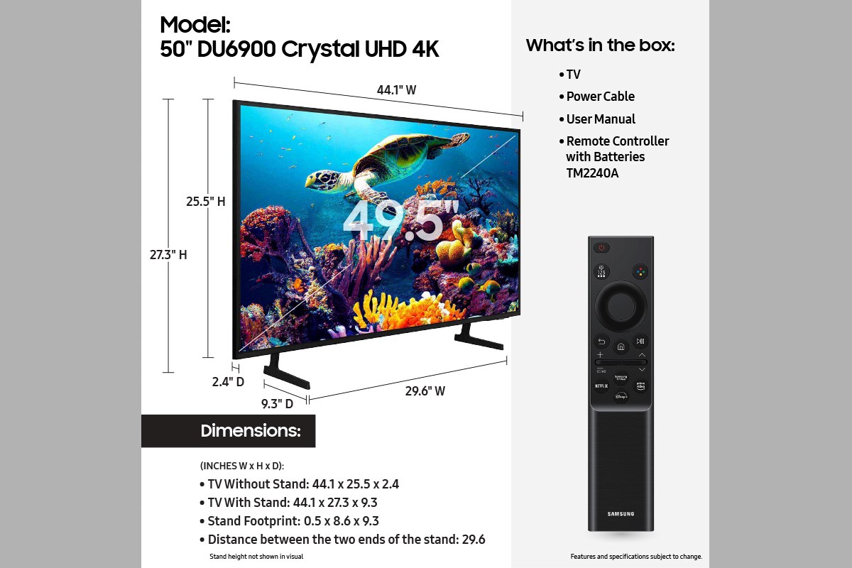 50" Class Crystal UHD DU6900