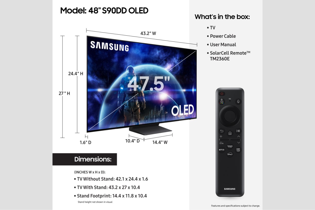 Thumbnail image of 48” Class OLED S90DD