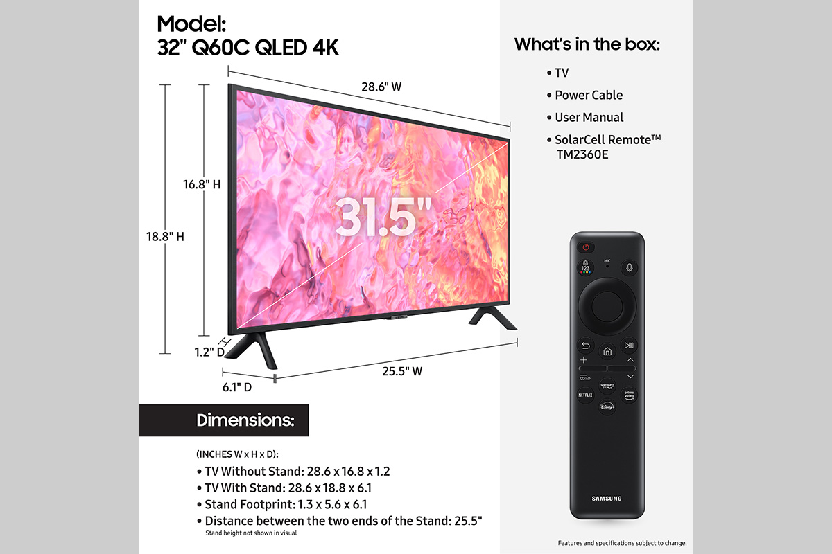 Samsung TQ50Q60C 2023 - TV QLED 4K
