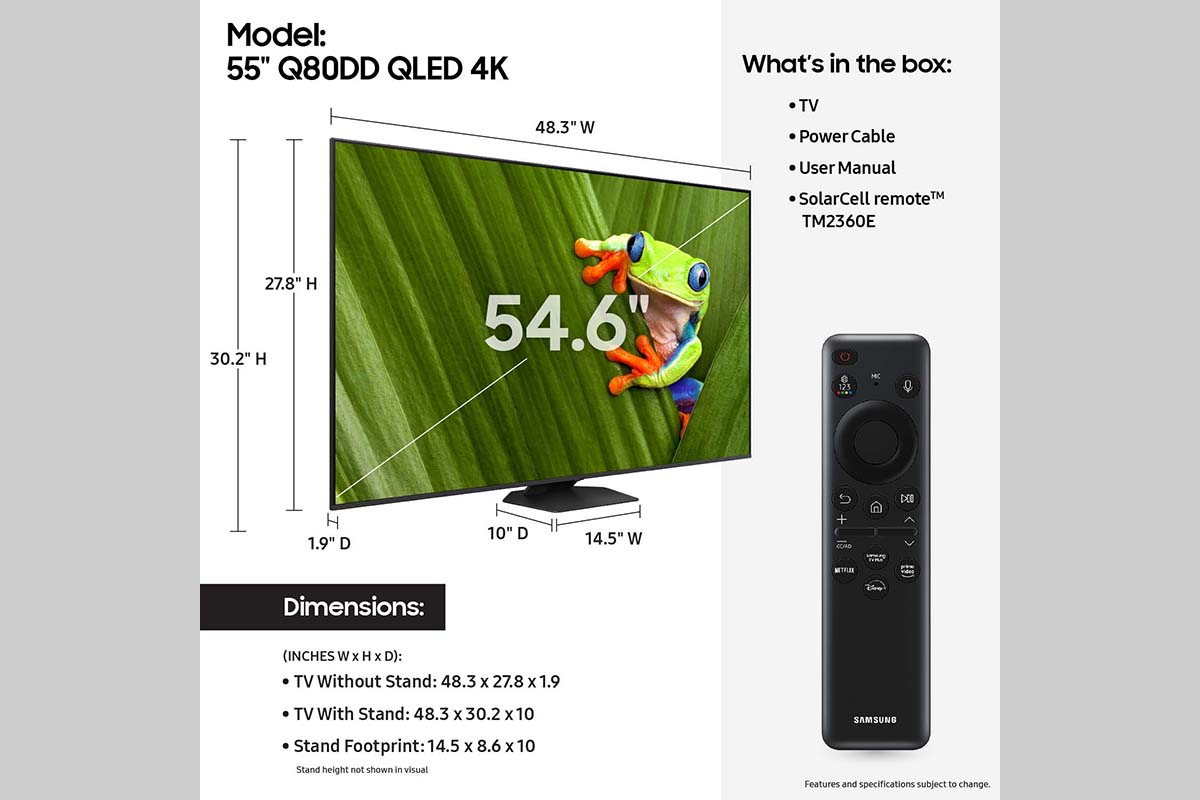 Thumbnail image of 55” Class QLED 4K Q80DD