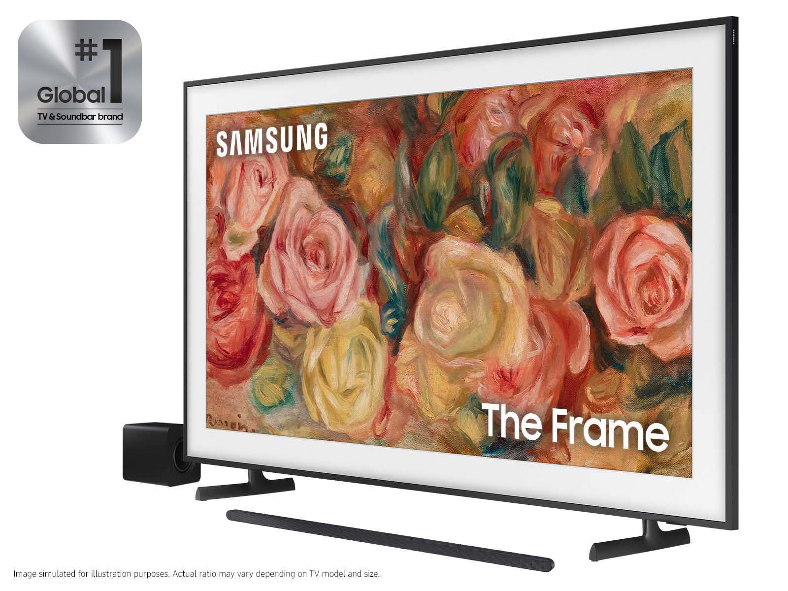 85” Class The Frame QLED 4K with Ultra-slim 3.1.2ch. Wireless Dolby ATMOS Soundbar w/ Q-Symphony / HW-S800D