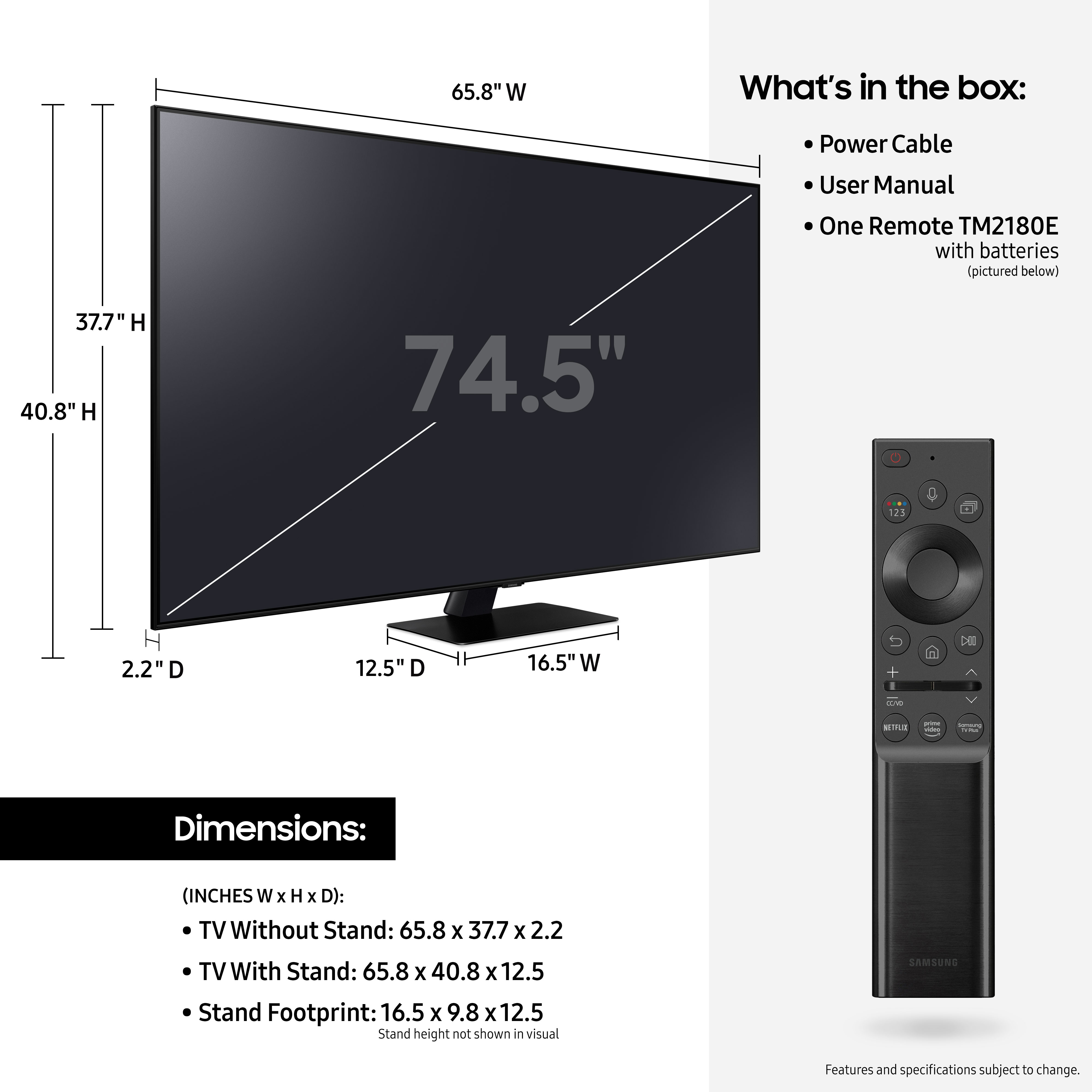Thumbnail image of 75” Class Q8BA QLED 4K Smart TV (2021)