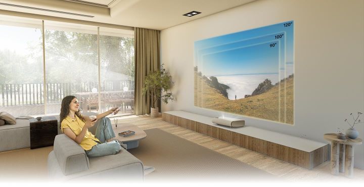 Max your view, even when close to the wall.