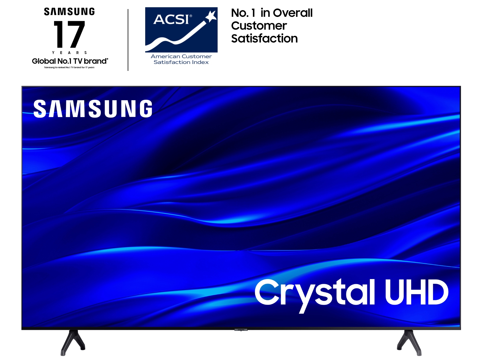 Samsung 43" Class Crystal UHD TU690T in titan gray (2022)