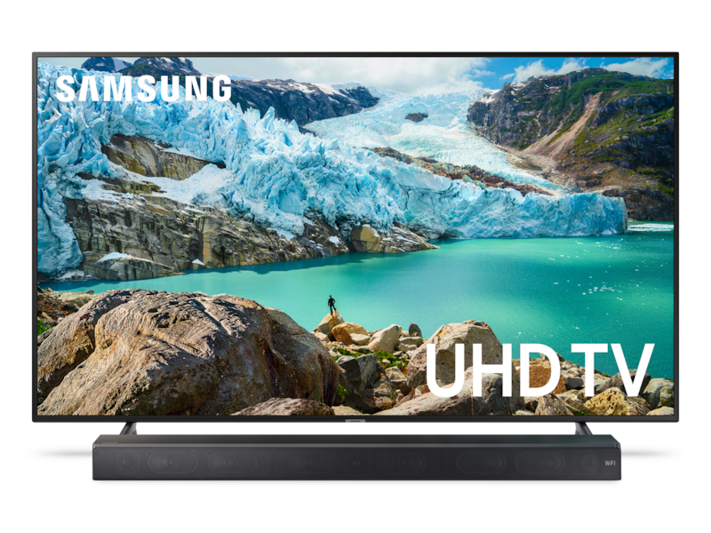 55” RU7100 Smart 4K UHD TV + Premium Soundbar Bundle