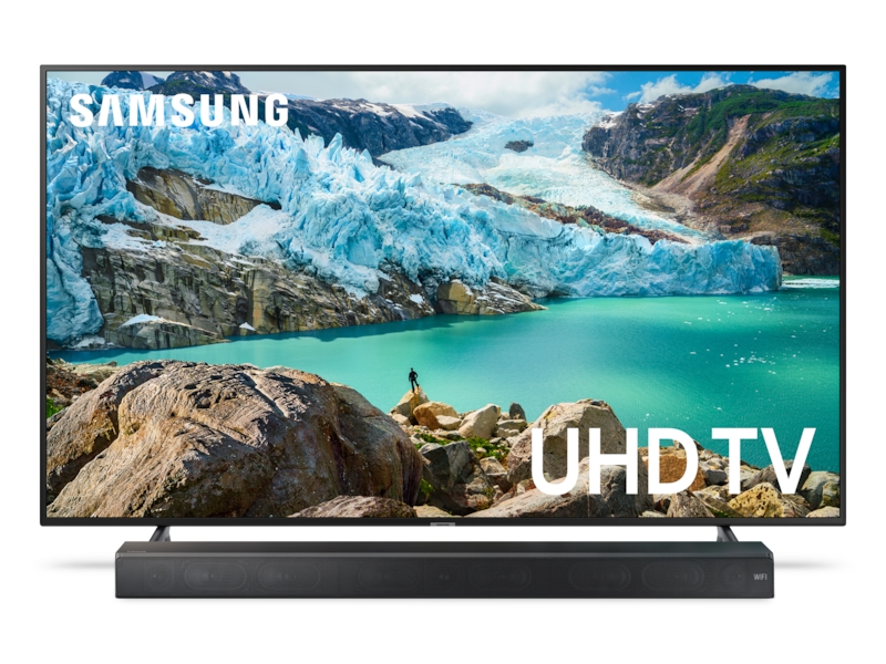 statisk repulsion Centralisere 55" RU7100 Smart 4K UHD TV + Premium Soundbar Bundle TVs -  BNDL-1579447451099 | Samsung US