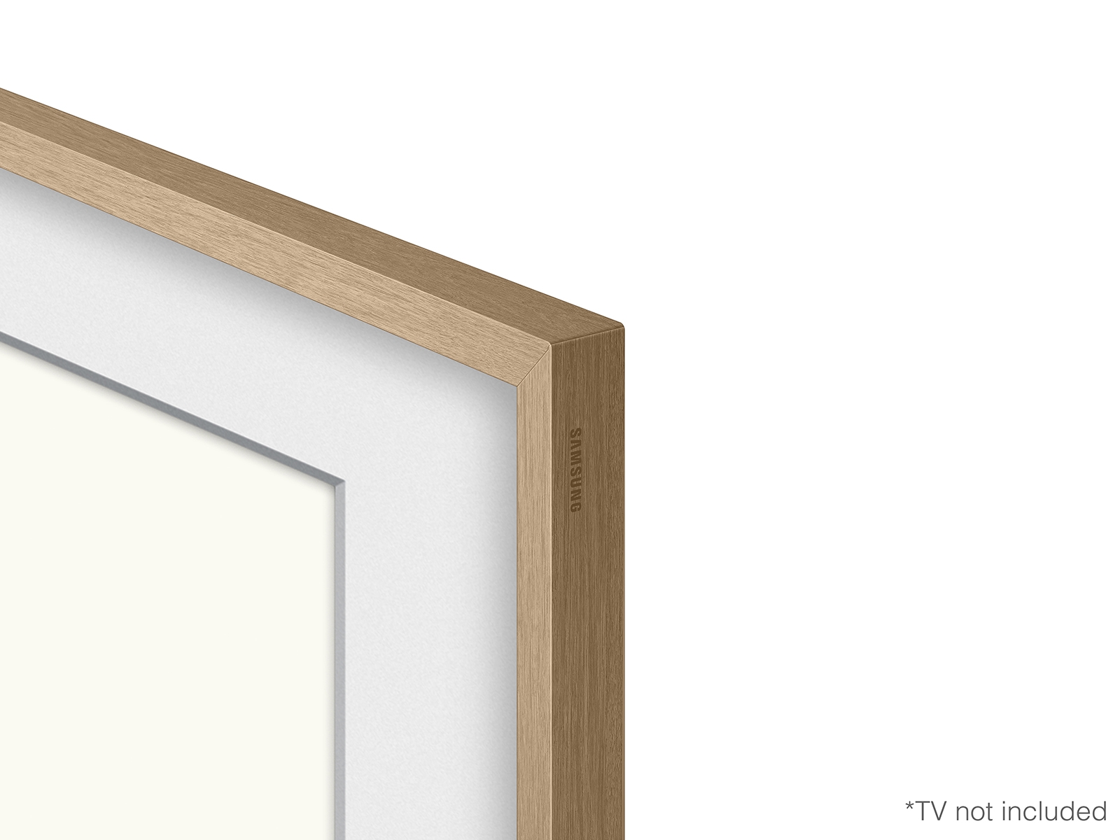 65-Inch Modern Teak TV Bezel | The Frame | Samsung US