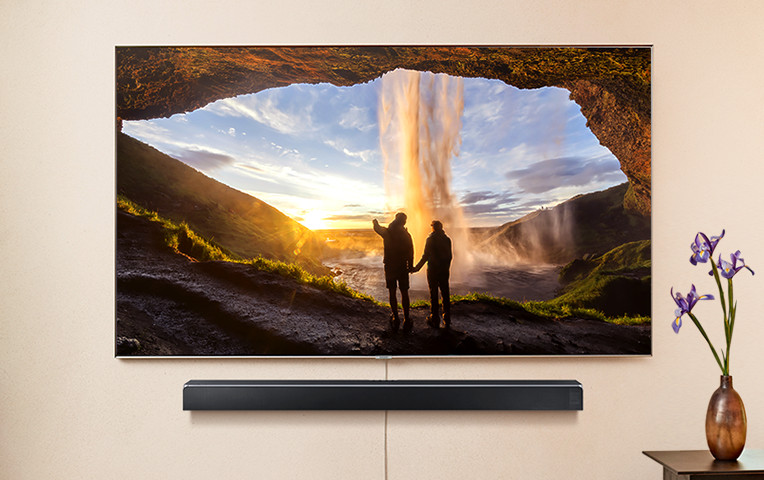 Immersive sound. Optimized for QLED.