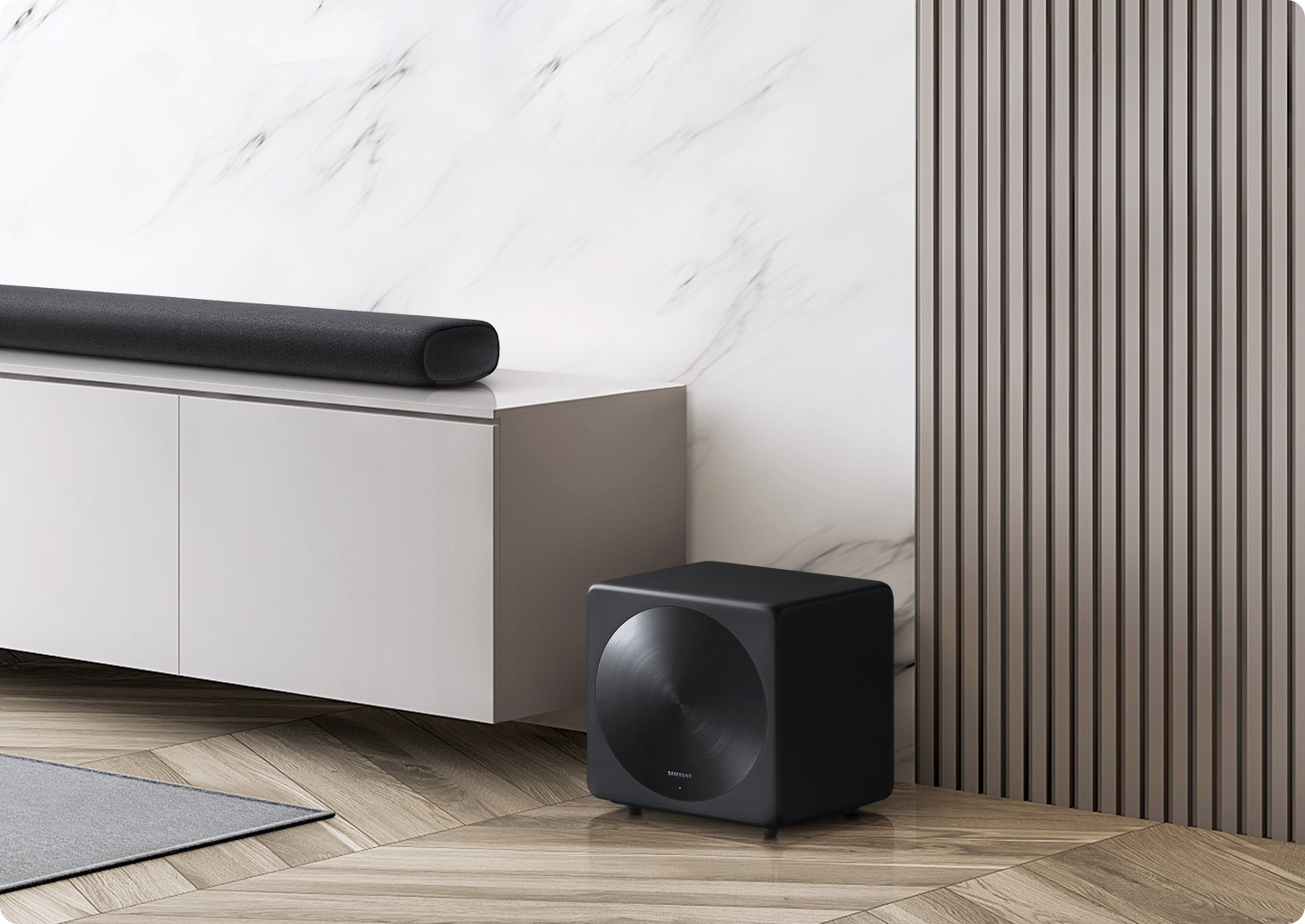 Turn up the bass. Get deeper sound