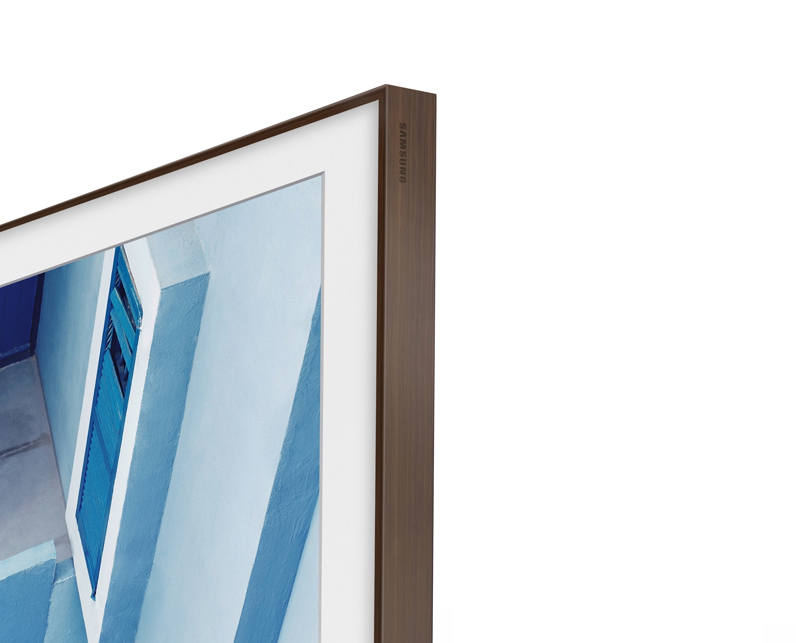 Thumbnail image of 55” The Frame Customizable Bezel - Walnut/Dark Wood