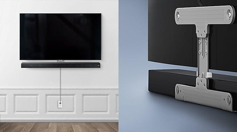 Wrap marmor trådløs Sound+ Soundbar Seamless Mount – VESA Compatible Television & Home Theater  Accessories - WMN300SB/ZA | Samsung US