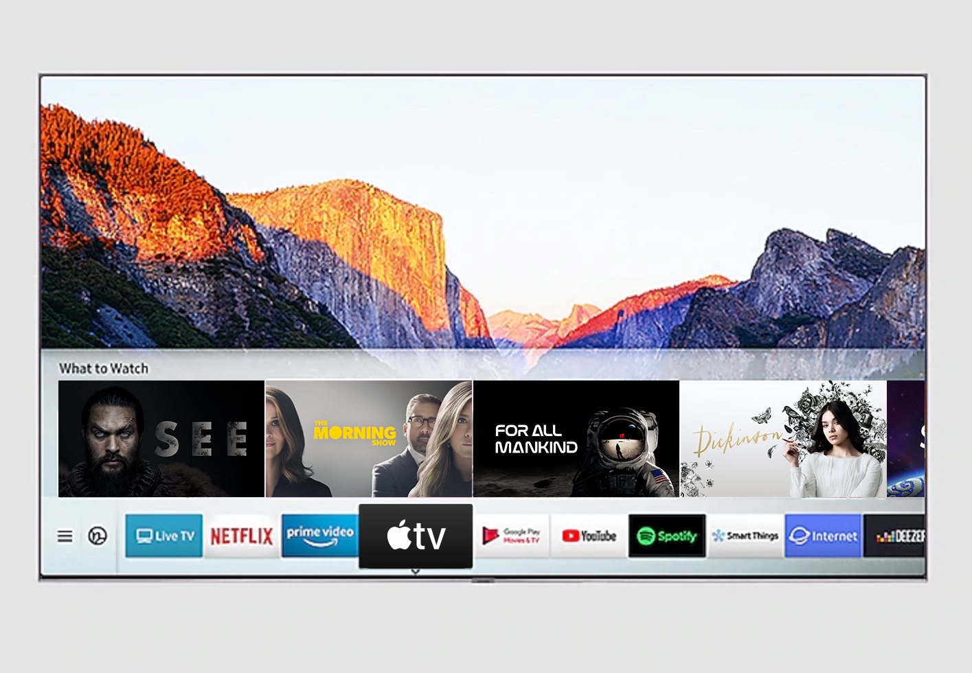 QLED meets the new Apple TV app