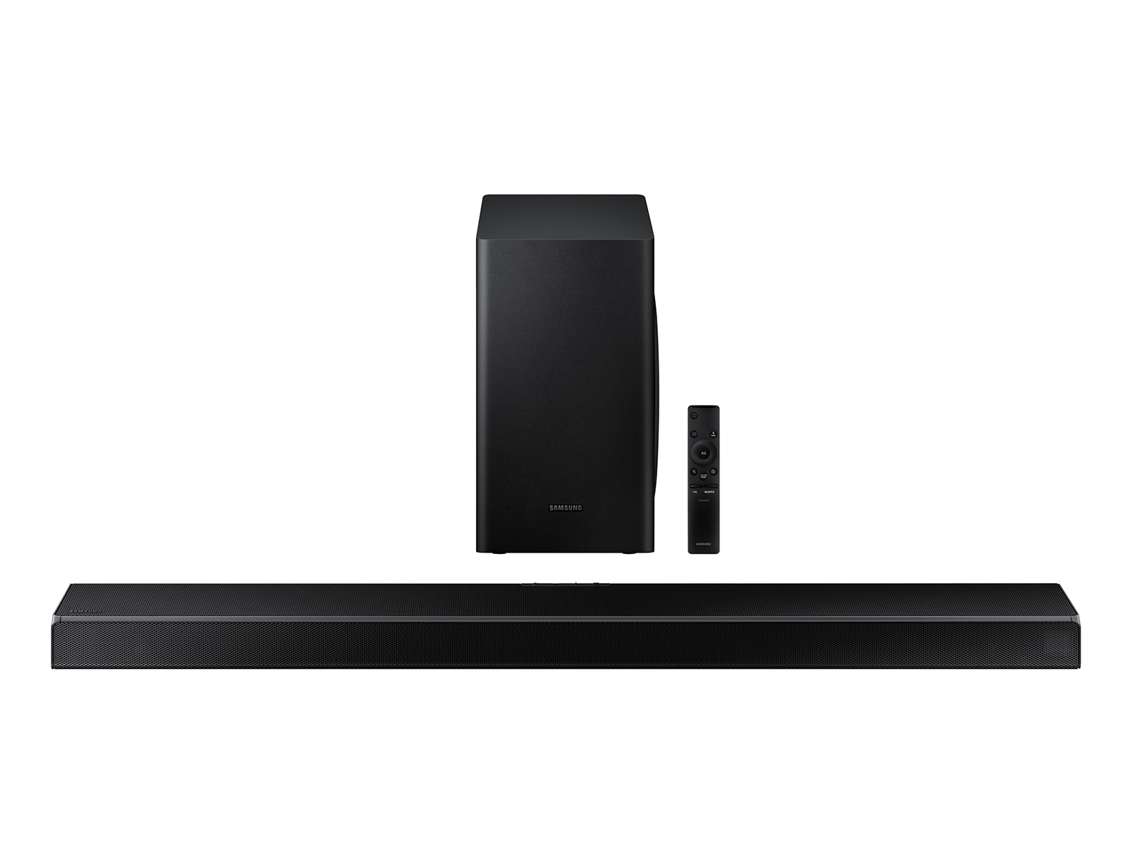 Step 2: Press and hold the power button on the soundbar