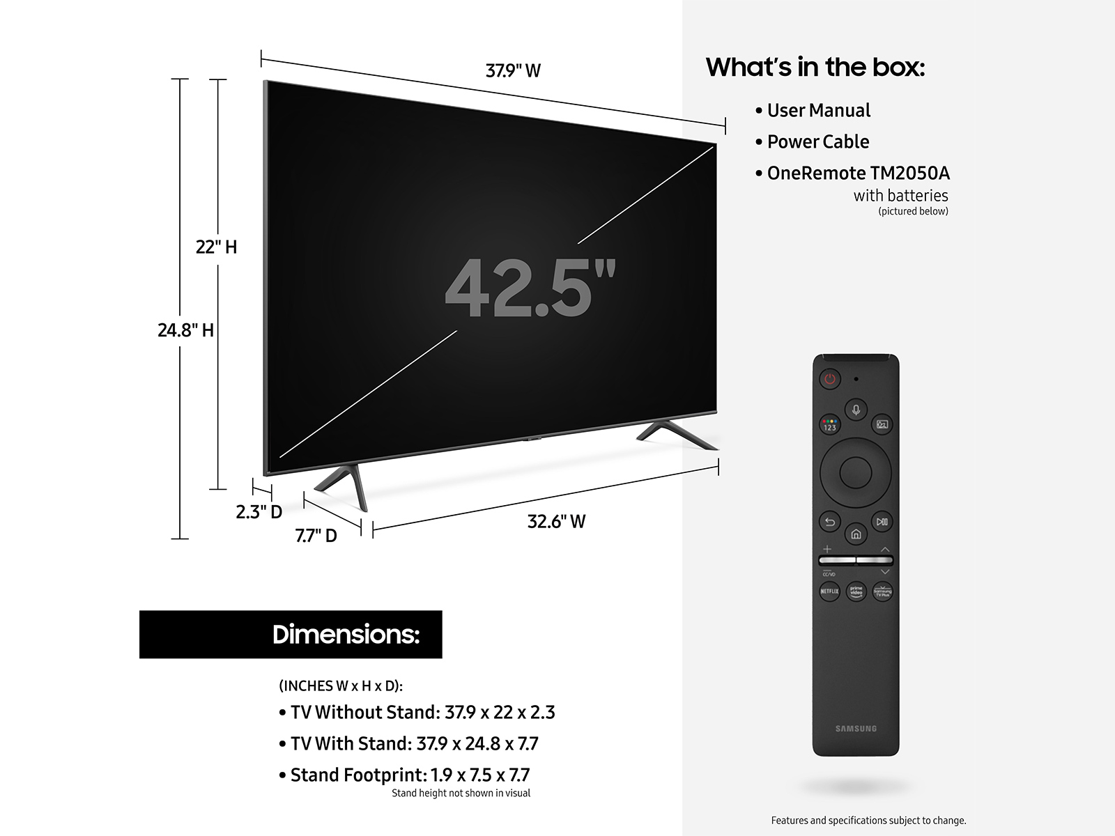 Thumbnail image of 43” Class Q60T QLED 4K UHD HDR Smart TV (2021)