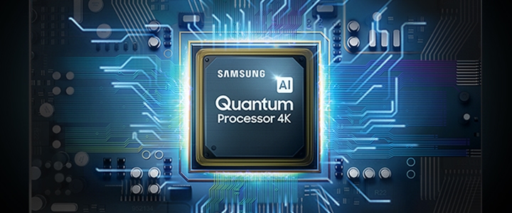 An intelligently powered processor that upscales content for sharp detail and refined color.