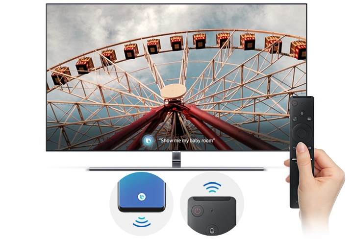 Samsung Flat QLED 4K UHD 7 Series Smart TV 2018), QN65Q7FNAFXZA