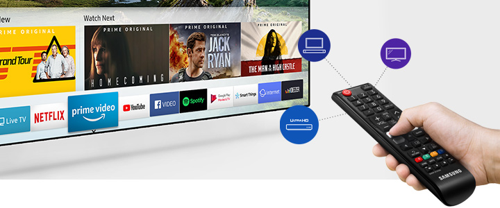 Our simple on-screen guide is an easy way to find streaming content and live TV shows.