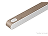 Thumbnail image of Ultra Slim Soundbar Customizable Bezel - Teak