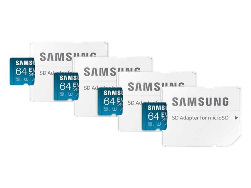 EVO Select + Adapter microSDXC 64GB - 4 Pack