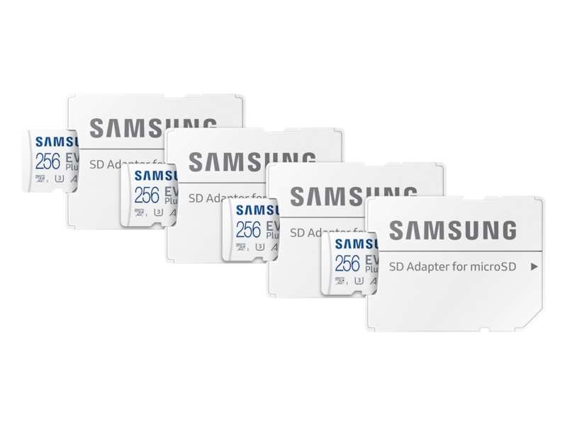 EVO Plus + Adapter microSDXC 256GB - 4 Pack