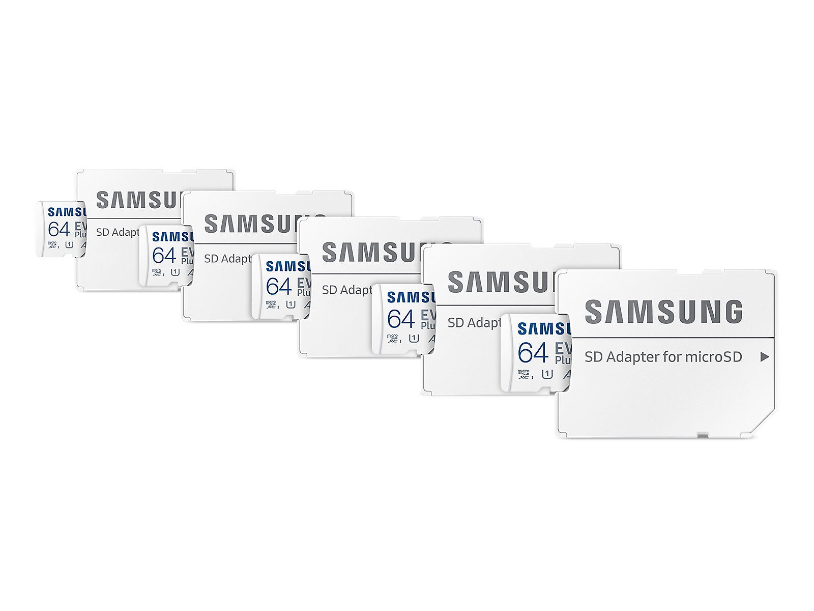 Samsung EVO Plus + Adapter microSDXC 64GB - 5 Pack(BNDL-1634753074962)