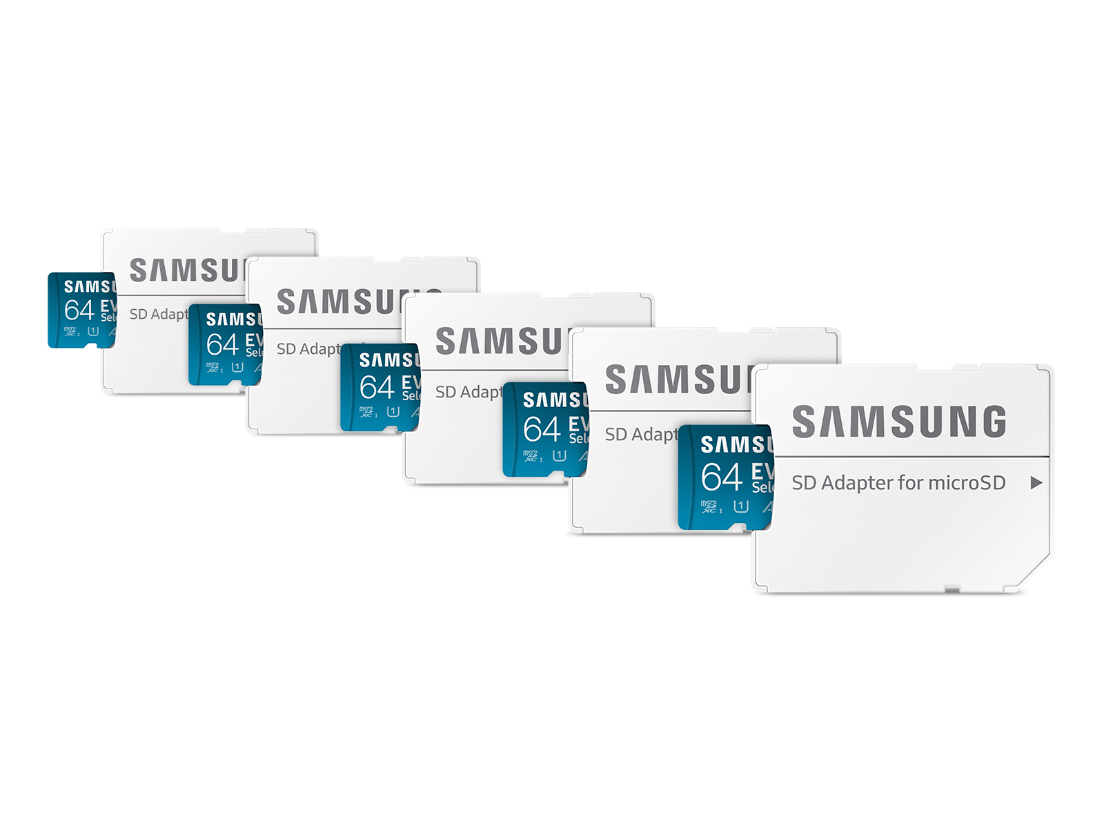Samsung EVO Select + Adapter microSDXC 64GB - 5 Pack(BNDL-1634755565746)