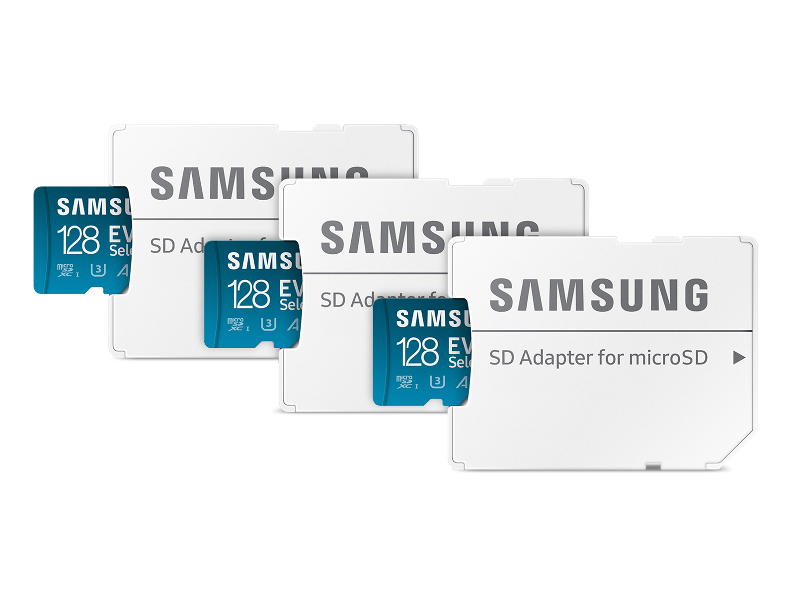 Samsung EVO Select + Adapter microSDXC 128GB - 3 Pack(BNDL-1634748544989)