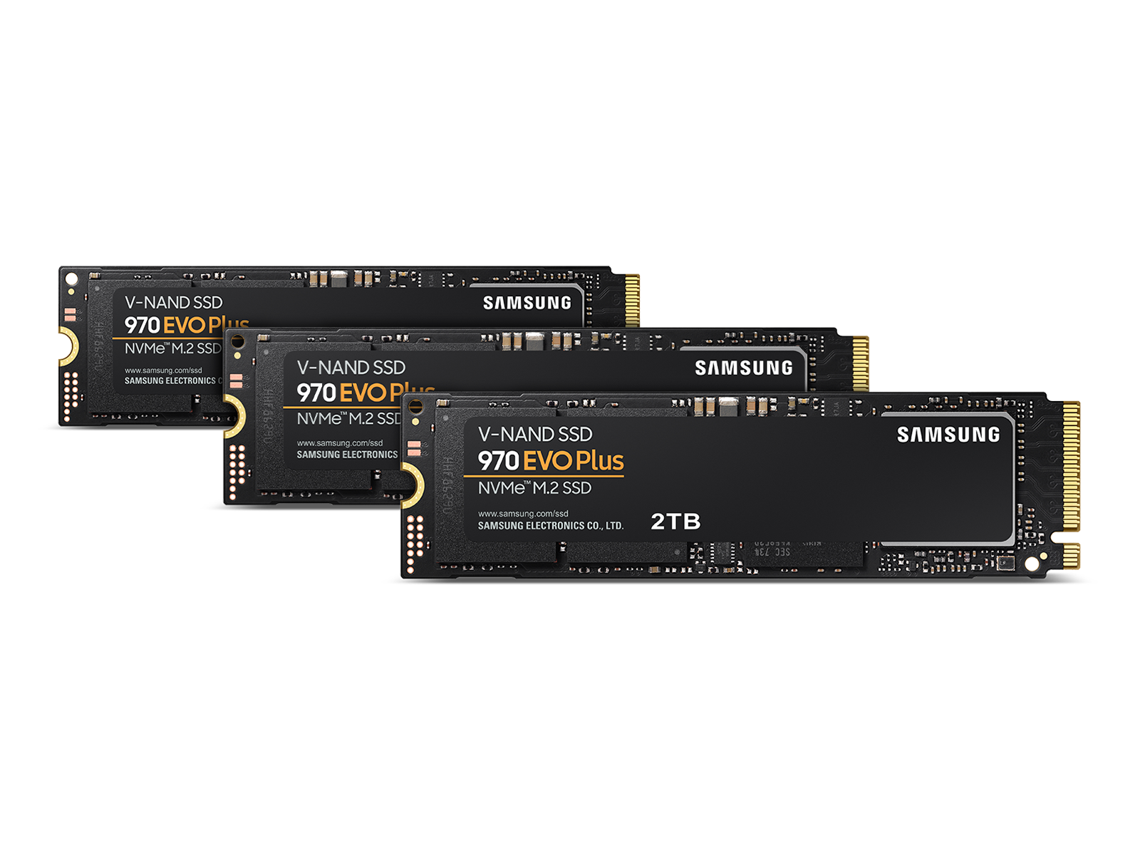 970 EVO Plus NVMe® M.2 SSD 2TB - 3 Pack Memory & Storage - BNDL