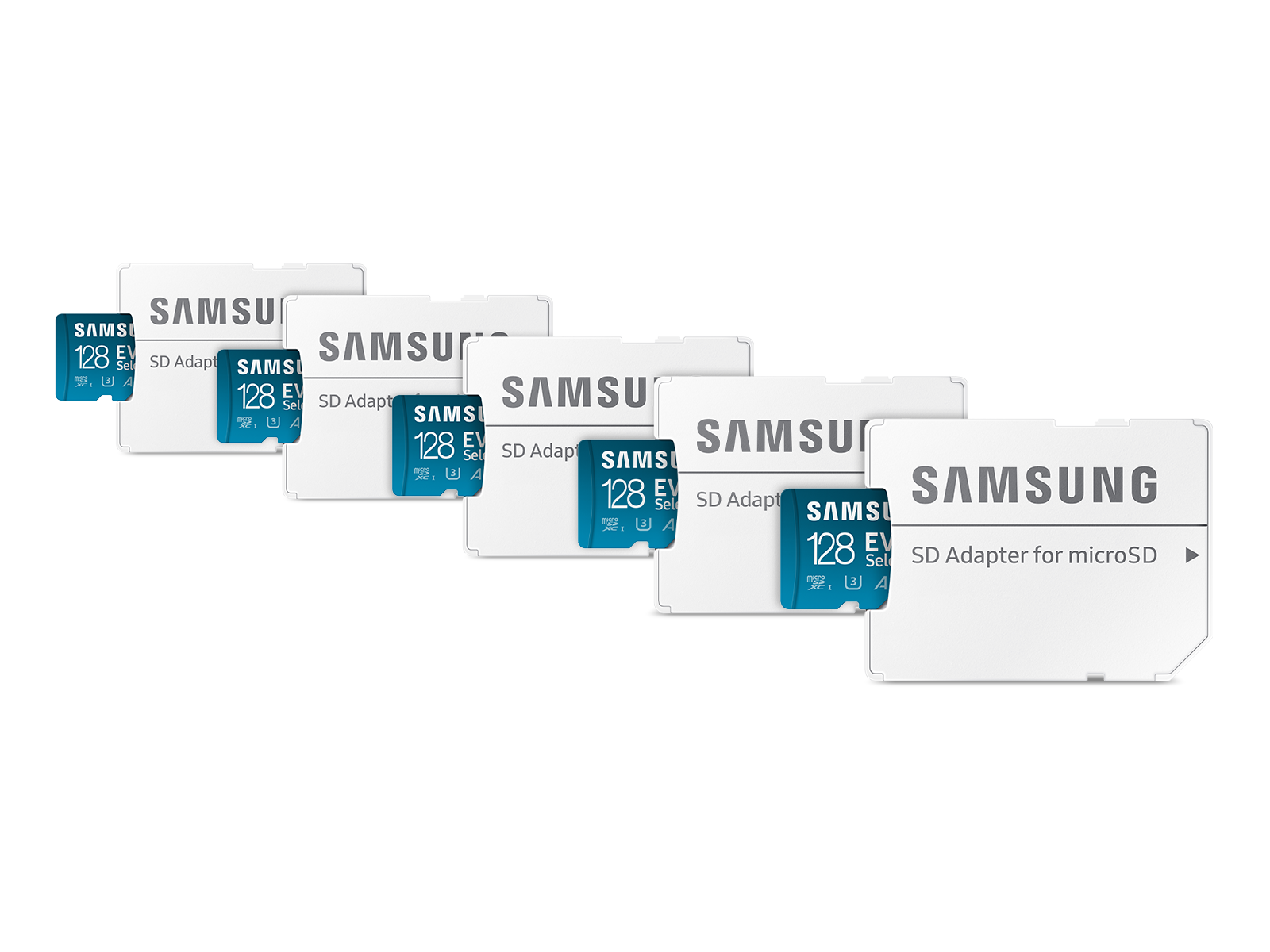Samsung EVO Select + Adapter microSDXC 128GB - 5 Pack(BNDL-1634754807250)