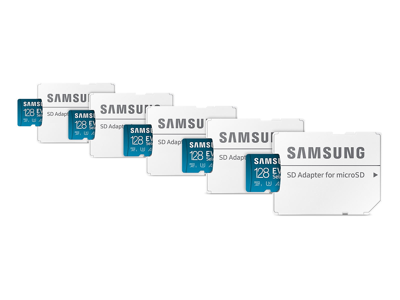 Samsung EVO Select + Adapter microSDXC 128GB - 5 Pack(BNDL-1634754807250)