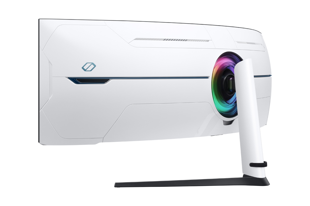 57” Odyssey Neo G9 G95NC with Q-series 11.1.4 ch. Wireless Dolby ATMOS Soundbar