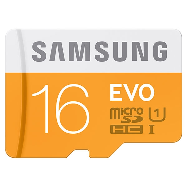 MicroSDHC EVO Memory Card w/ Adapter 16GB