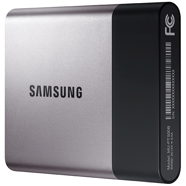 Samsung 500GB Portable External Solid State Drive MU PC500HAM Blue - Office  Depot