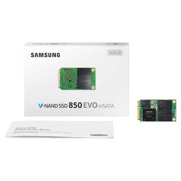 Dovenskab job Infrarød SSD 850 EVO mSATA 500GB Memory & Storage - MZ-M5E500BW | Samsung US