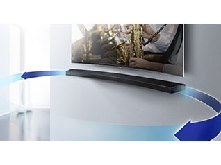 Curved Soundbar W/ Wireless Subwoofer Home - HW-J7500R/ZA | Samsung US