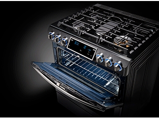 5.8 cu. ft. SlideIn Gas Flex Duo™ Range with Dual Door Ranges