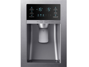 LED Display with Water and Ice Dispenser