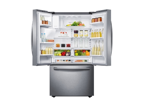 23 cu. ft. French Door Refrigerator in White Refrigerator - RF23HCEDBWW ...