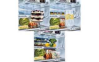 23 cu. ft. Counter Depth 3-Door Food ShowCase Refrigerator Refrigerators -  RF23HTEDBSR/AA