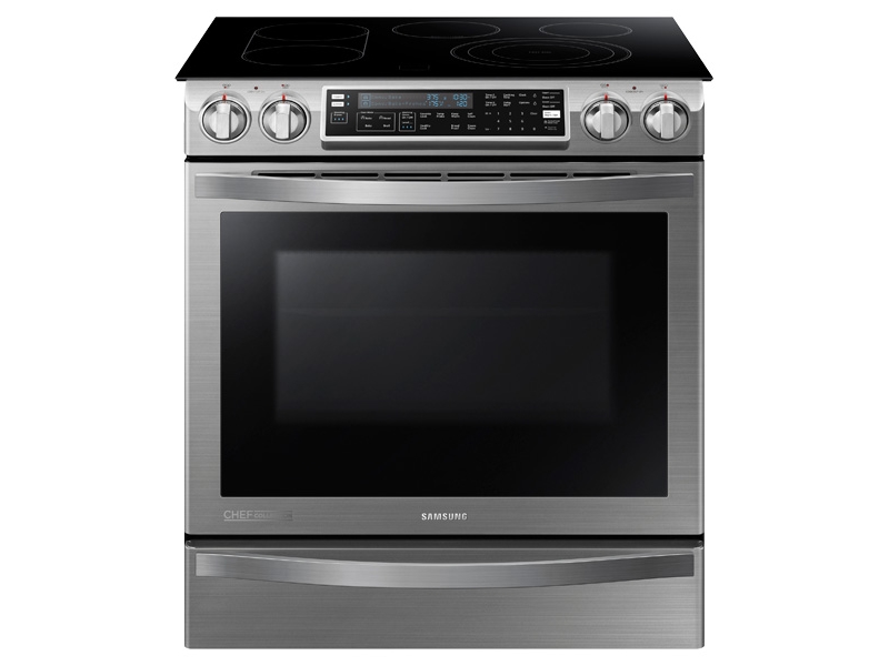 5.8 cu. ft. Slide-In Electric Chef Collection Range with Flex Duo&trade; Oven