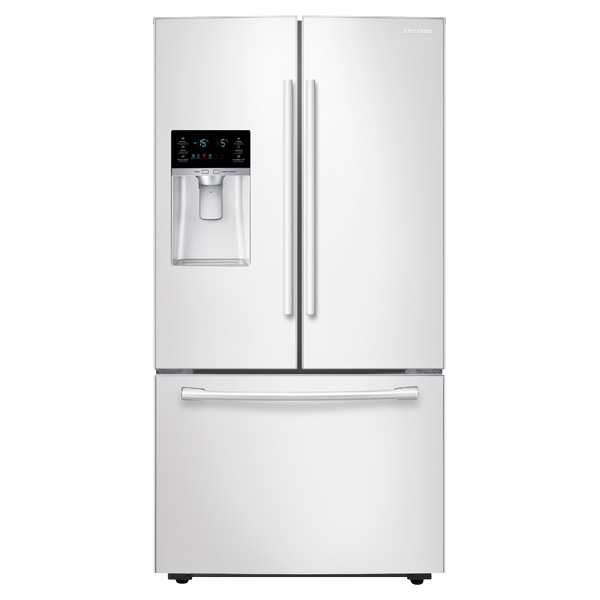 23 cu. ft. French Door Refrigerator in White Refrigerator - RF23HCEDBWW ...